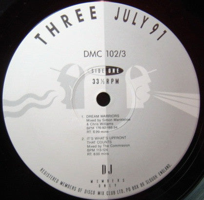 Various : July • 91 (Three) (12", Mixed)