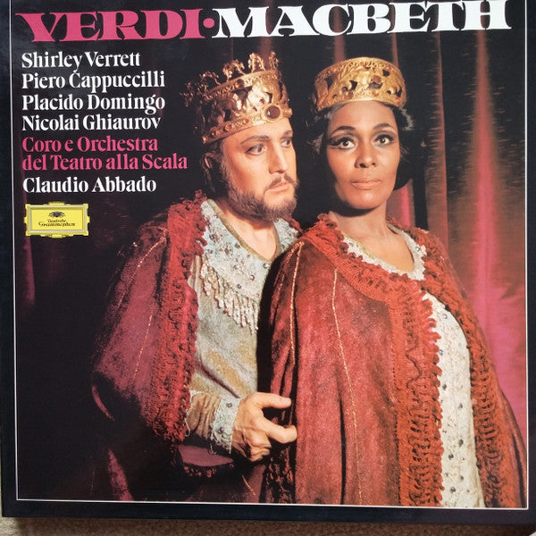 Giuseppe Verdi - Shirley Verrett, Piero Cappuccilli, Placido Domingo, Nicolai Ghiaurov, Coro Del Teatro Alla Scala E Orchestra Del Teatro Alla Scala, Claudio Abbado : Macbeth (3xLP + Box)