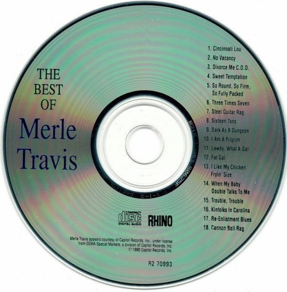 Merle Travis : The Best Of Merle Travis (CD, Comp)