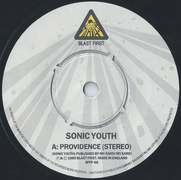 Sonic Youth : Providence (7", Promo, Pus)