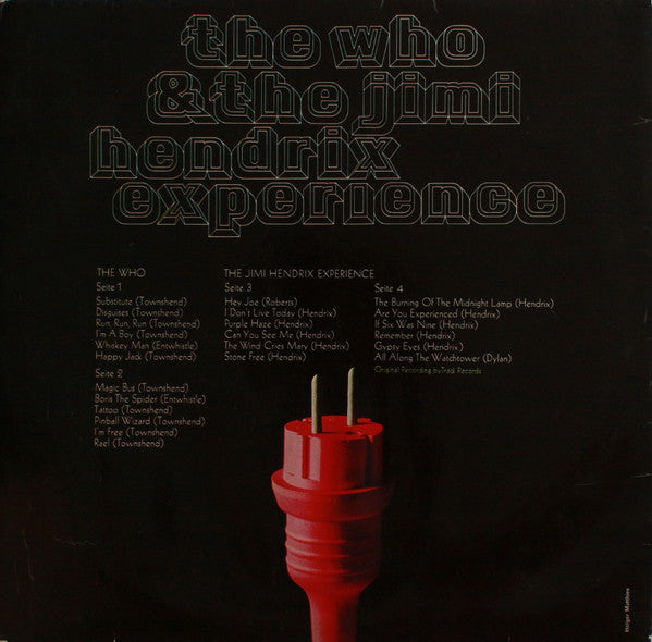 The Who & The Jimi Hendrix Experience : The Who & The Jimi Hendrix Experience (2xLP, Comp, Gat)