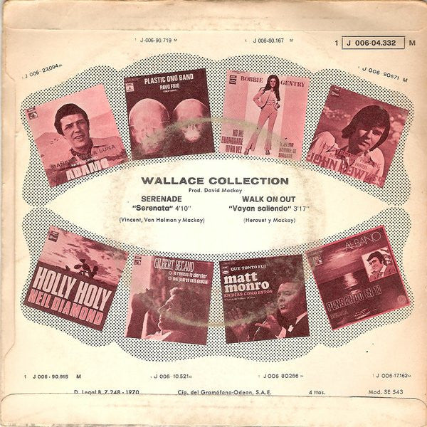 Wallace Collection : Serenade / Walk On Out (7", Single)