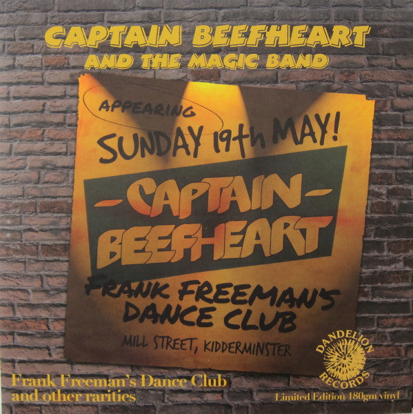 Captain Beefheart And The Magic Band : Frank Freeman's Dance Club - And Other Rarities (LP, Comp, Ltd, Num, RE, Blu)