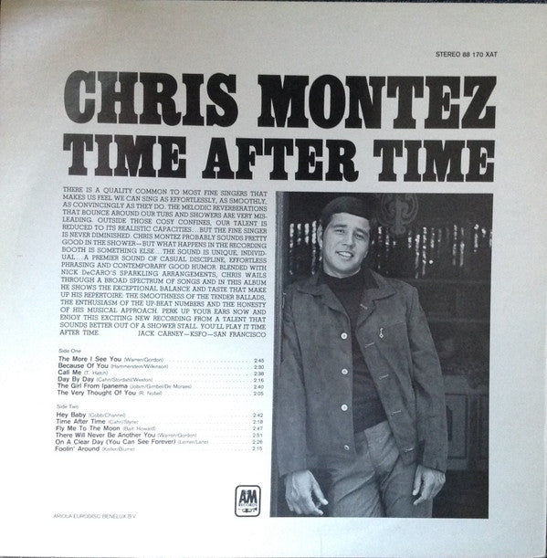 Chris Montez : Time After Time (LP, Album, RE)