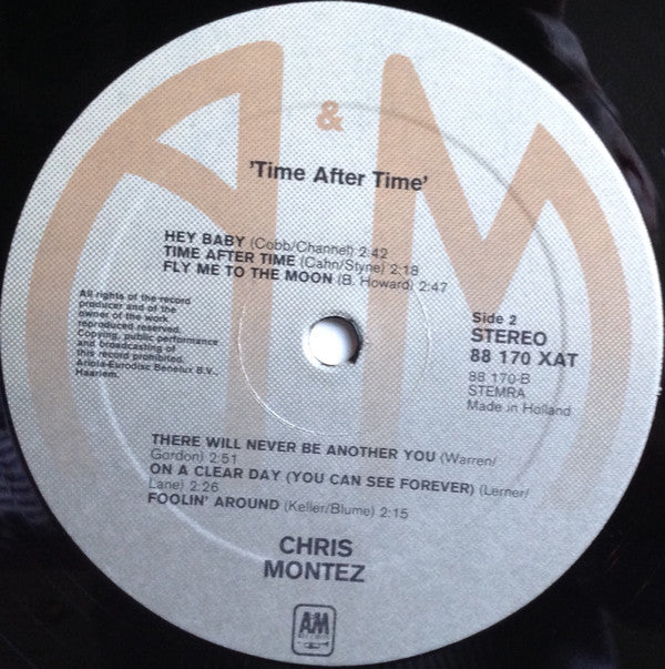 Chris Montez : Time After Time (LP, Album, RE)