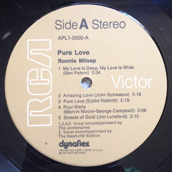 Ronnie Milsap : Pure Love (LP, Album)