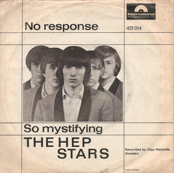 The Hep Stars : No Response / So Mystifying (7", Single, Mono)