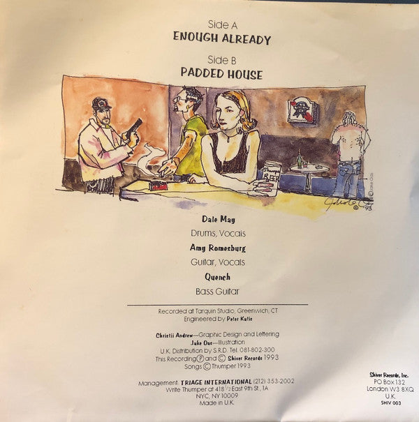 Thumper (7) : Enough Already (7", Single)