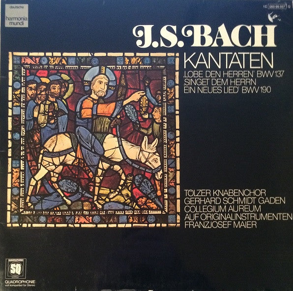 J.S. Bach* : Kantaten (LP, Album, Quad, gat)