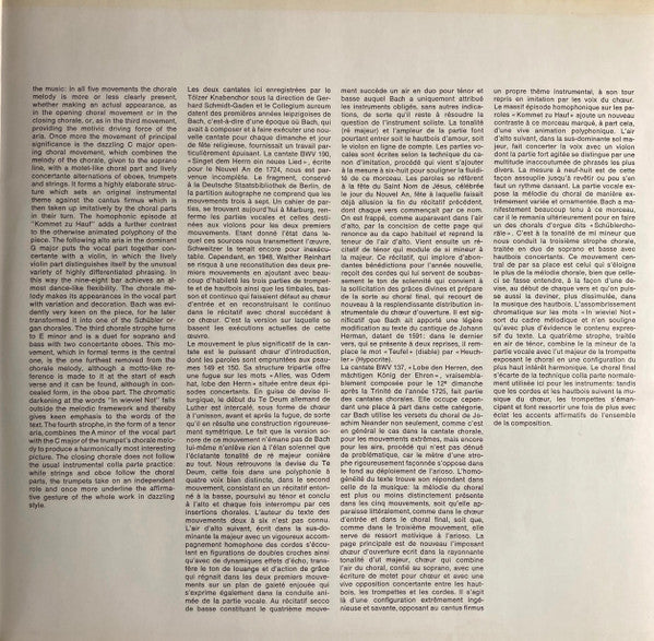 J.S. Bach* : Kantaten (LP, Album, Quad, gat)