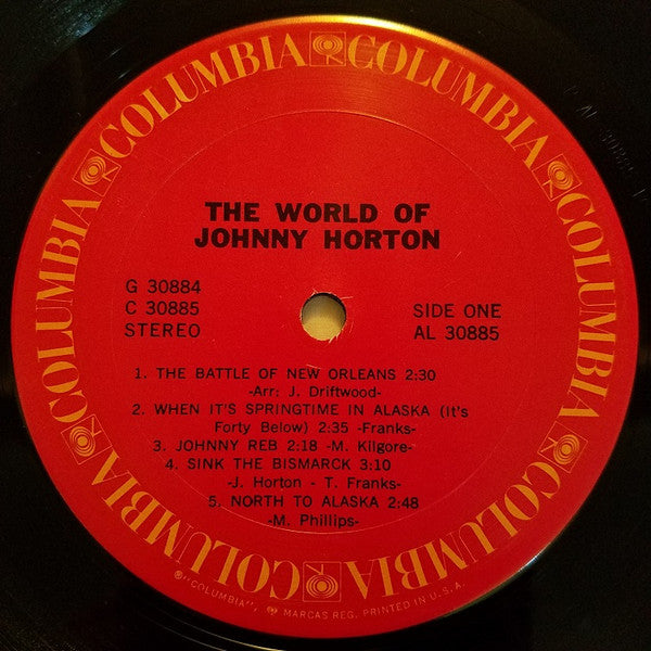 Johnny Horton : The World Of Johnny Horton (2xLP, Comp)