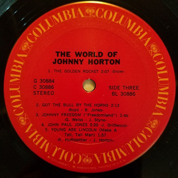 Johnny Horton : The World Of Johnny Horton (2xLP, Comp)