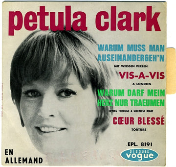 Petula Clark : En Allemand (7", EP)