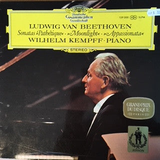 Ludwig van Beethoven - Wilhelm Kempff : Sonaten - Pathétique · Mondschein - Moonlight · Appassionata (LP)