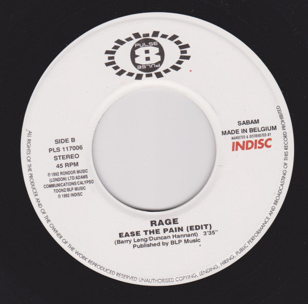 Rage : Run To You (7", Single)