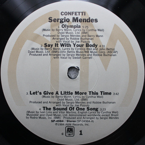 Sérgio Mendes : Confetti (LP, Album)
