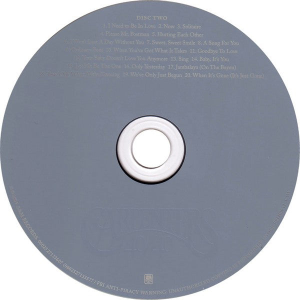 Carpenters : 40/40 (2xCD, Comp, RE, RM)