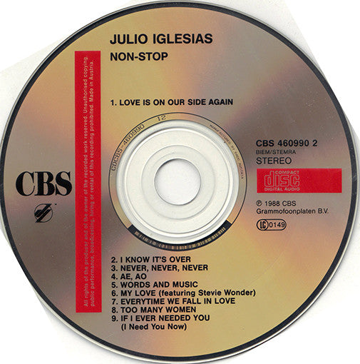 Julio Iglesias : Non-Stop (CD, Album)