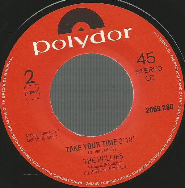 The Hollies : Heartbeat (7", Single)