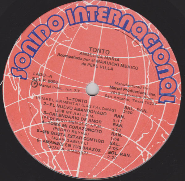 Angelica Maria : Tonto (LP)