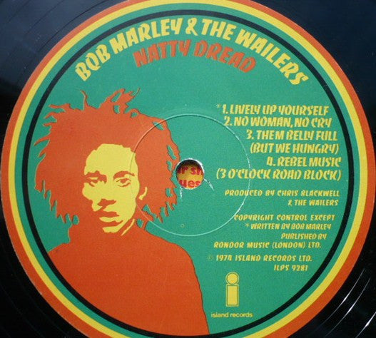 Bob Marley & The Wailers : Natty Dread (LP, Album)