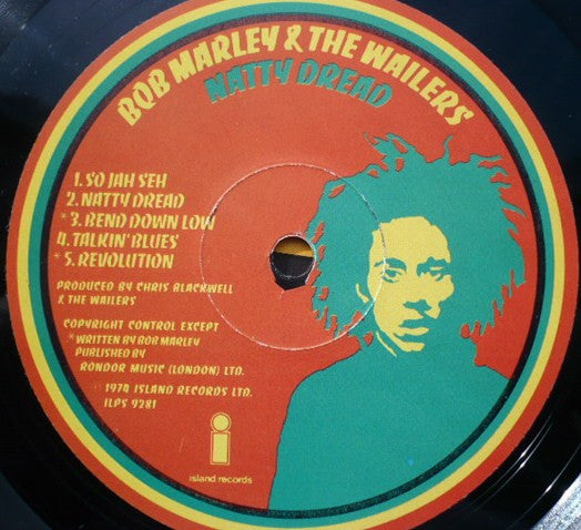 Bob Marley & The Wailers : Natty Dread (LP, Album)