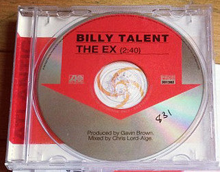 Billy Talent : The Ex (CD, Single, Promo)