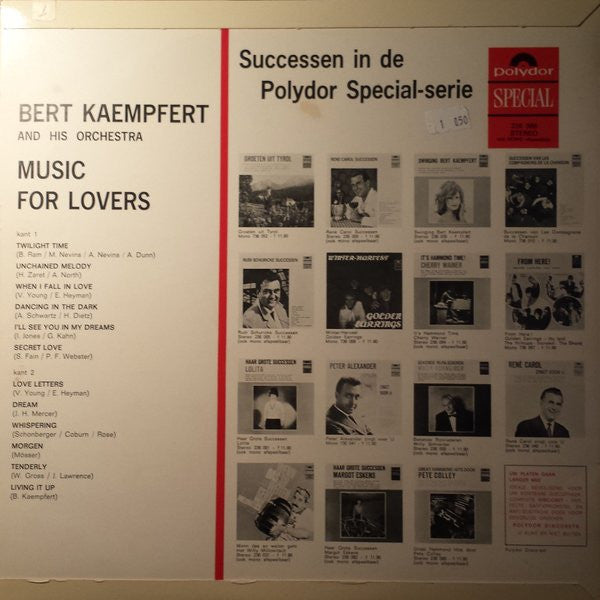 Bert Kaempfert & His Orchestra : Music For Lovers (LP, Comp)