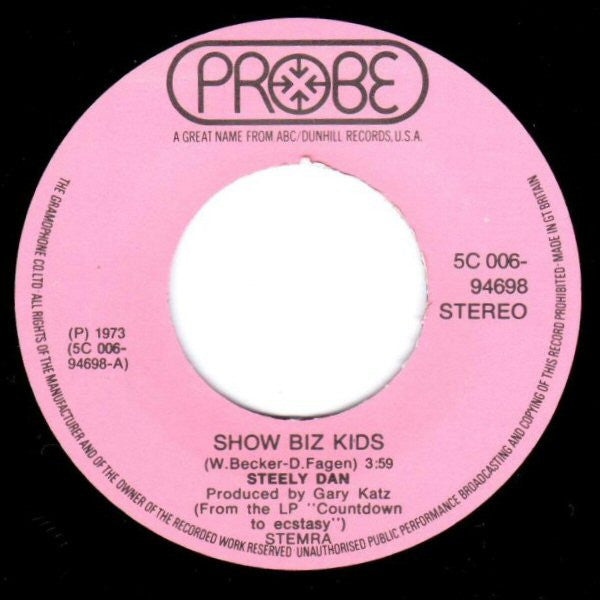 Steely Dan : Show Biz Kids (7", Single)