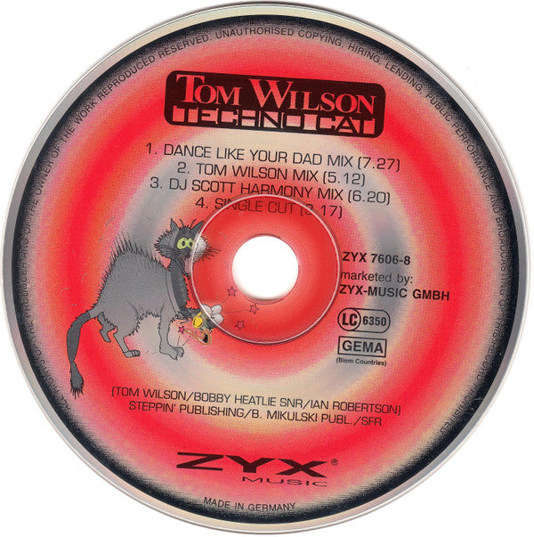 Tom Wilson : Techno Cat (CD, Maxi)