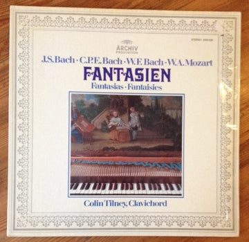 J.S. Bach* / C.P.E. Bach* / W.F. Bach* / W.A. Mozart*, Colin Tilney : Fantasien = Fantasias = Fantaisies (LP, Gat)