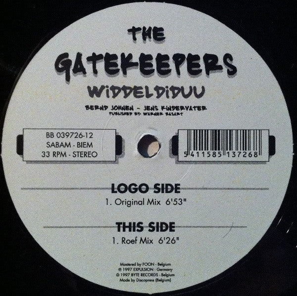 The Gatekeepers : Widdeldiduu (12")