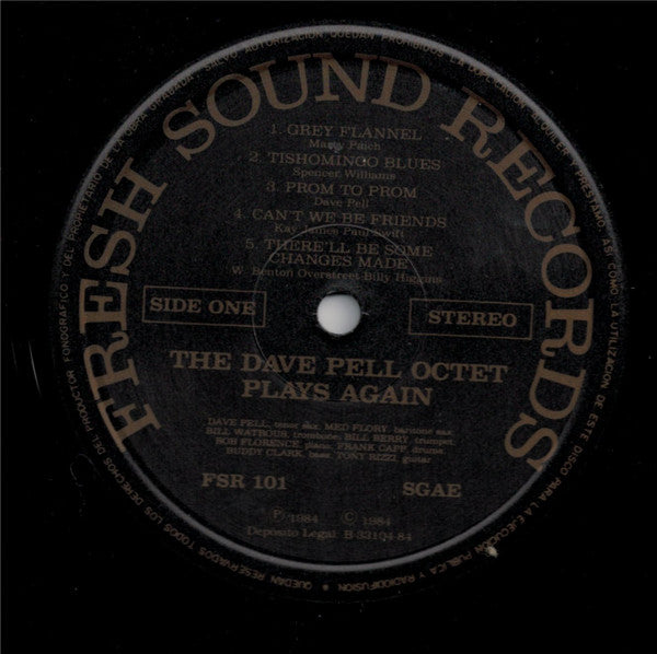 Dave Pell Octet : The Dave Pell Octet Plays Again (LP, Album)