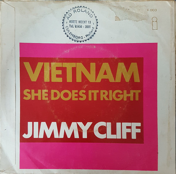 Jimmy Cliff : Vietnam (7", Single)