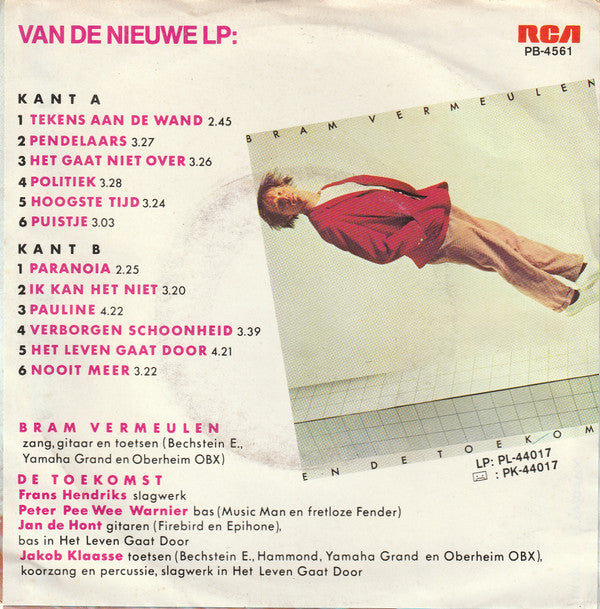 Bram Vermeulen : Politiek (7", Single)