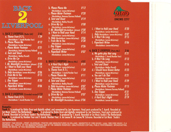 The B Project Featuring Def Syndicate And Number Four : Back 2 Liverpool (CD, Maxi)