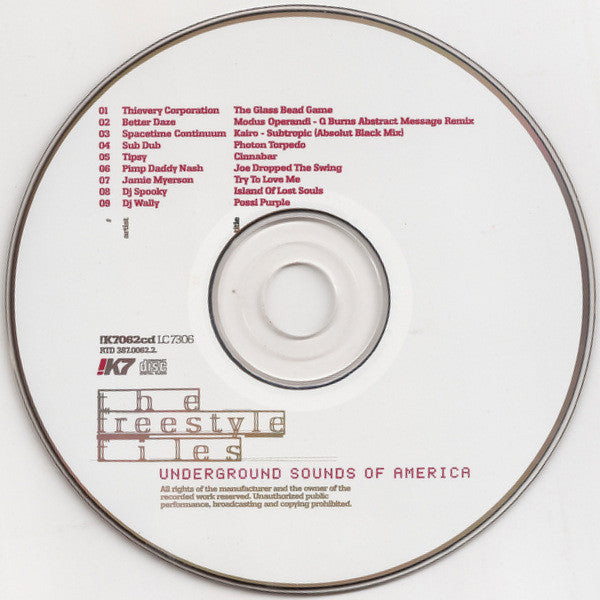 Various : The Freestyle Files - Underground Sounds Of America (CD, Comp)