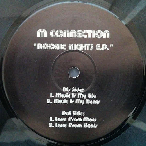 M Connection : Boogie Nights EP (12")