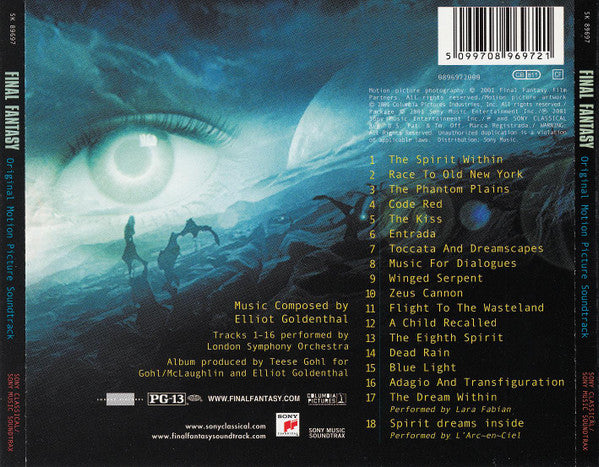 Elliot Goldenthal : Final Fantasy: The Spirits Within (Original Motion Picture Soundtrack) (CD, Album)