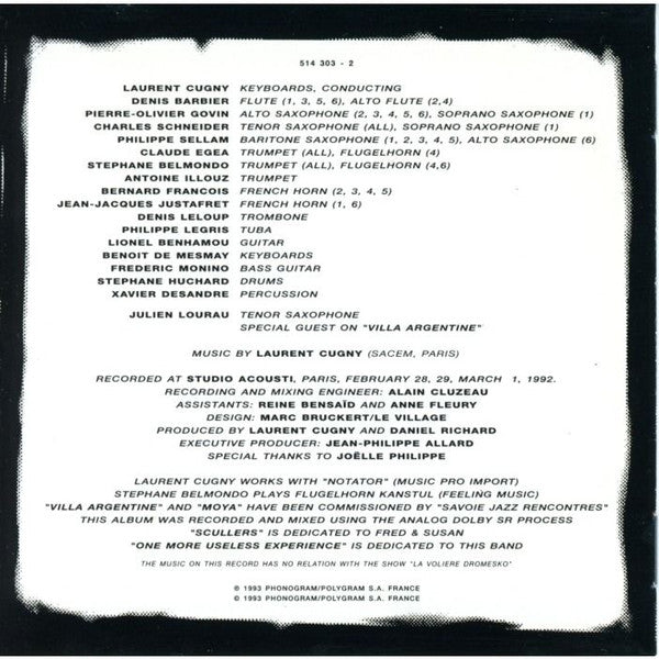 Laurent Cugny, Big Band Lumière : Dromesko (CD, Album)