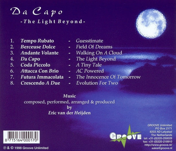 Eric Van Der Heijden : Da Capo - The Light Beyond (CD, Album)