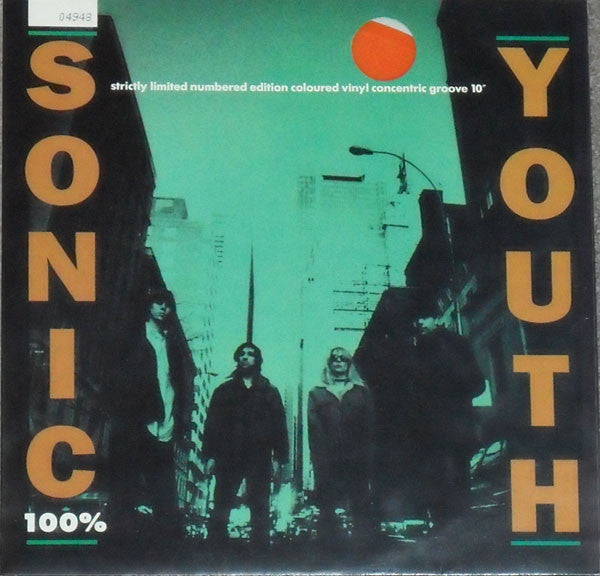 Sonic Youth : 100% (10", Single, Ltd, Num, Ora)
