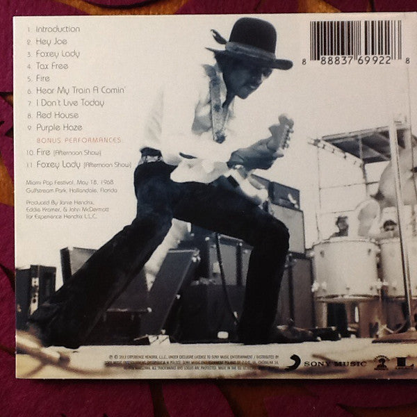 The Jimi Hendrix Experience : Miami Pop Festival (CD, Album, Dig)