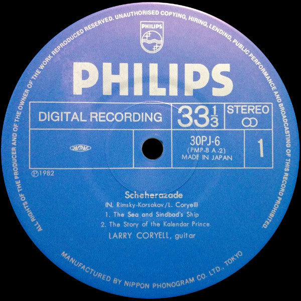 Larry Coryell : Scheherazade (LP, Album)