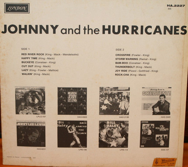 Johnny And The Hurricanes : Johnny And The Hurricanes (LP, Album)