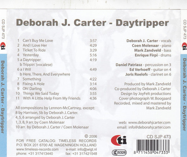 Deborah J. Carter : Daytripper (A Beatles Tribute) (CD, Album)