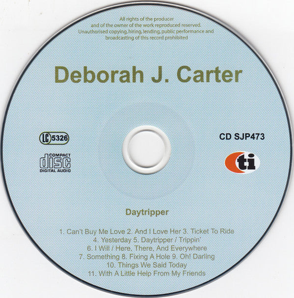 Deborah J. Carter : Daytripper (A Beatles Tribute) (CD, Album)