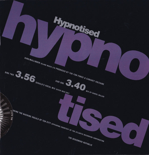 Cabaret Voltaire : Hypnotised (7", Single, Ltd)