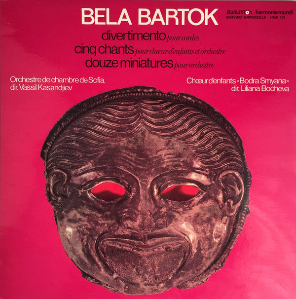 Béla Bartók : Divertimento; Cinq Chants; Douze Miniatures (LP, Gat)