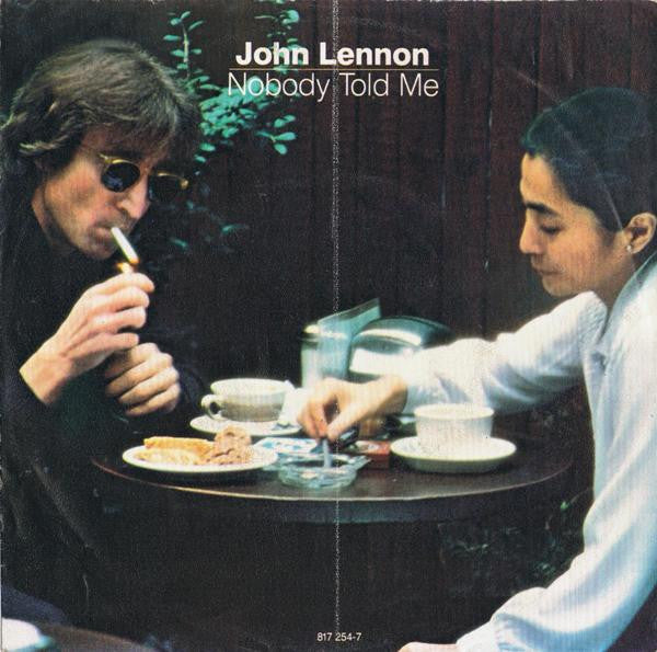 John Lennon : Nobody Told Me (7", Single)